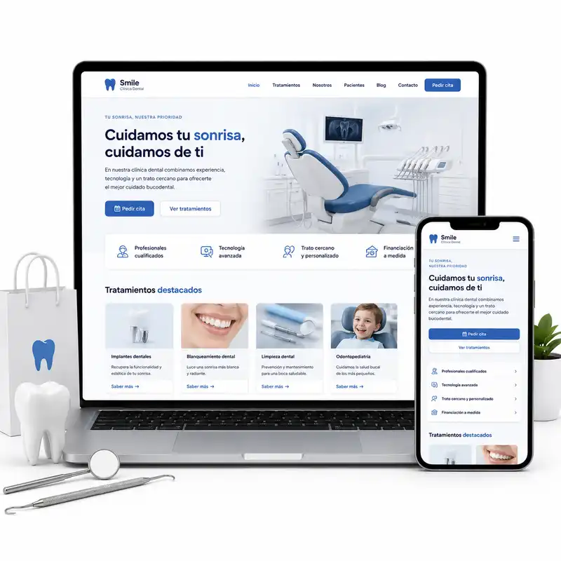 Diseño Web responsive para dentistas