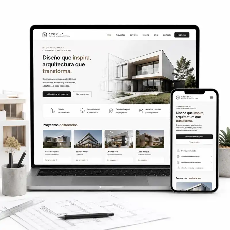 Diseño web para arquitectos