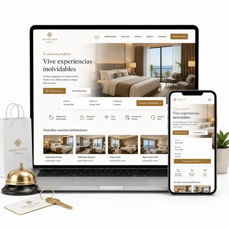 Diseño web responsive para hoteles