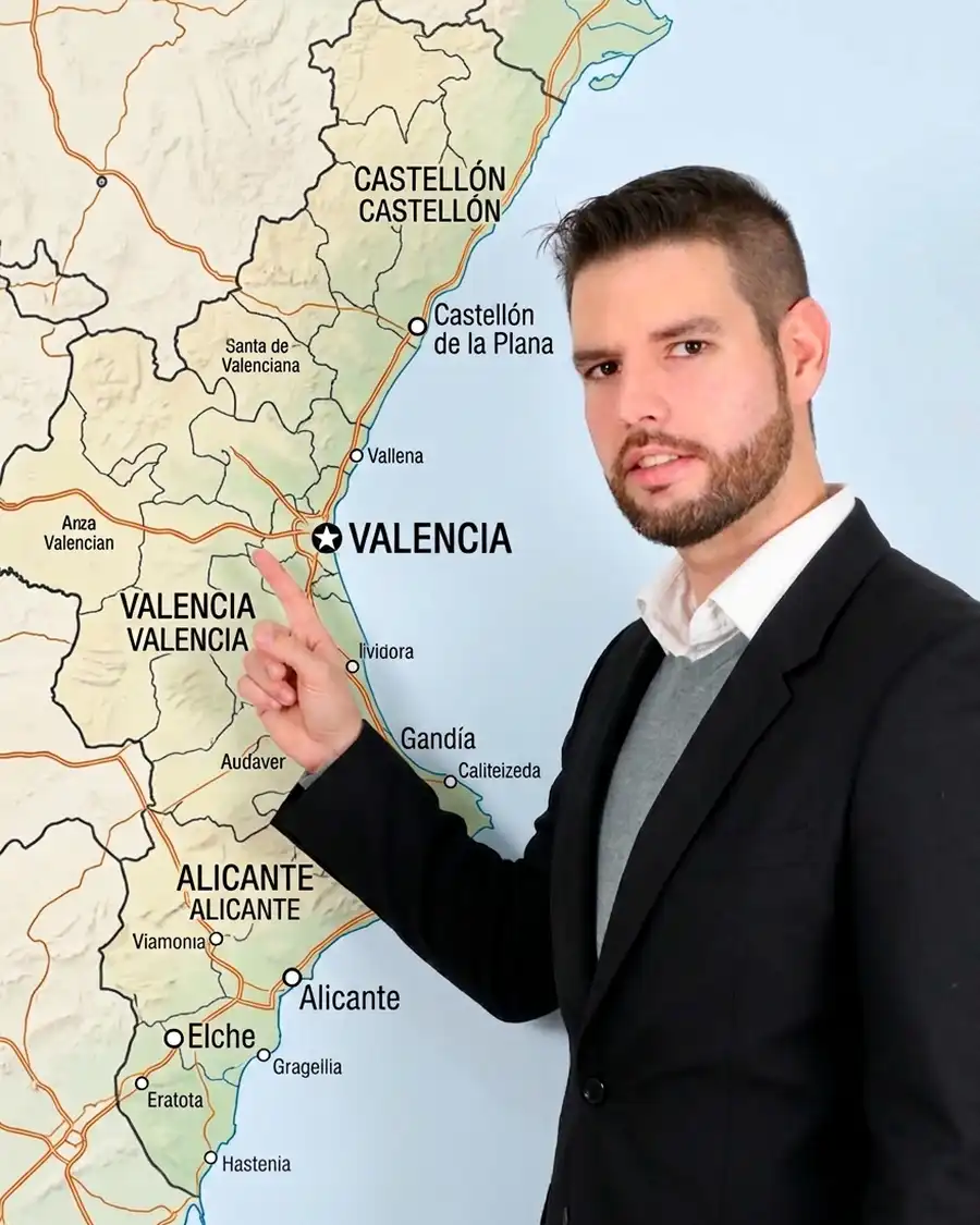 Juan Jesús Santos en la zona de Valencia