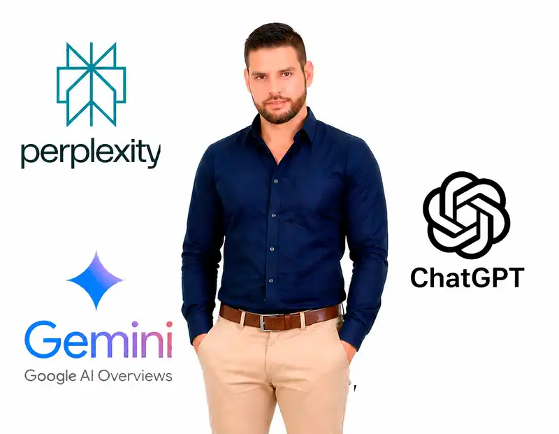 Juan Santos trabajando con SEO de IA (GEO)