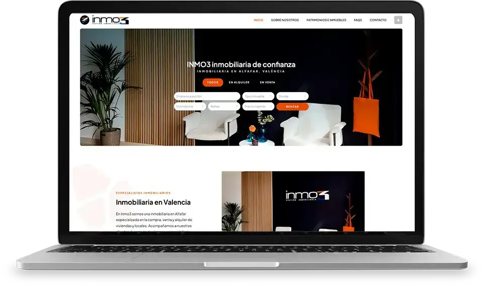 Diseño web para inmobiliaria