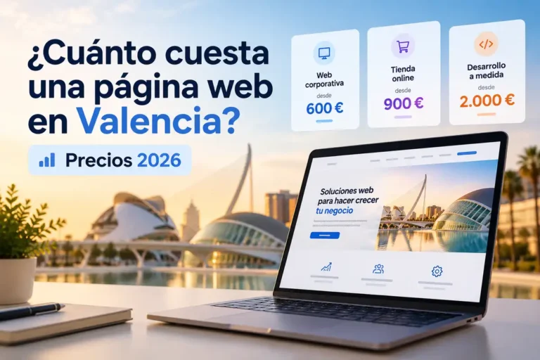 Cuanto cuesta una página web en 2026