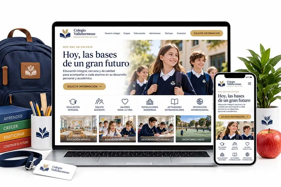 Diseño web responsive para colegios