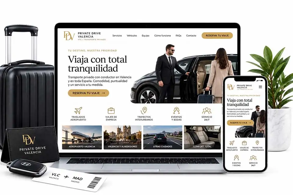 Diseño web responsive para VTC