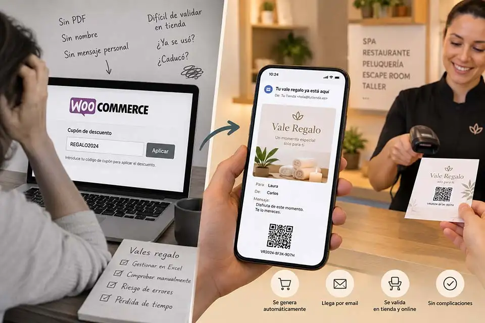 SW365 Vales Regalo para WooCommerce