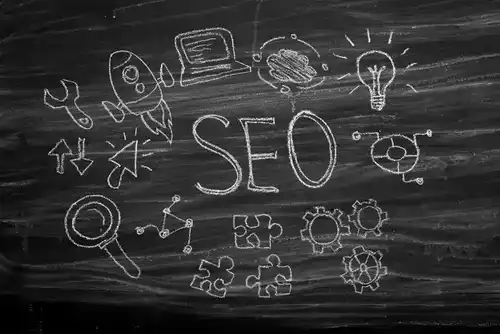 Pizarra trabajo SEO en Valencia Soluciones Web 365