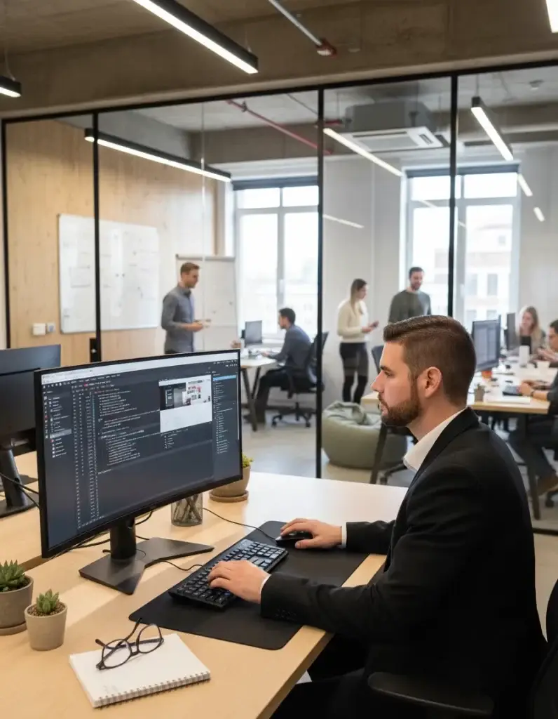 Soluciones Web 365 SL Juan trabajando